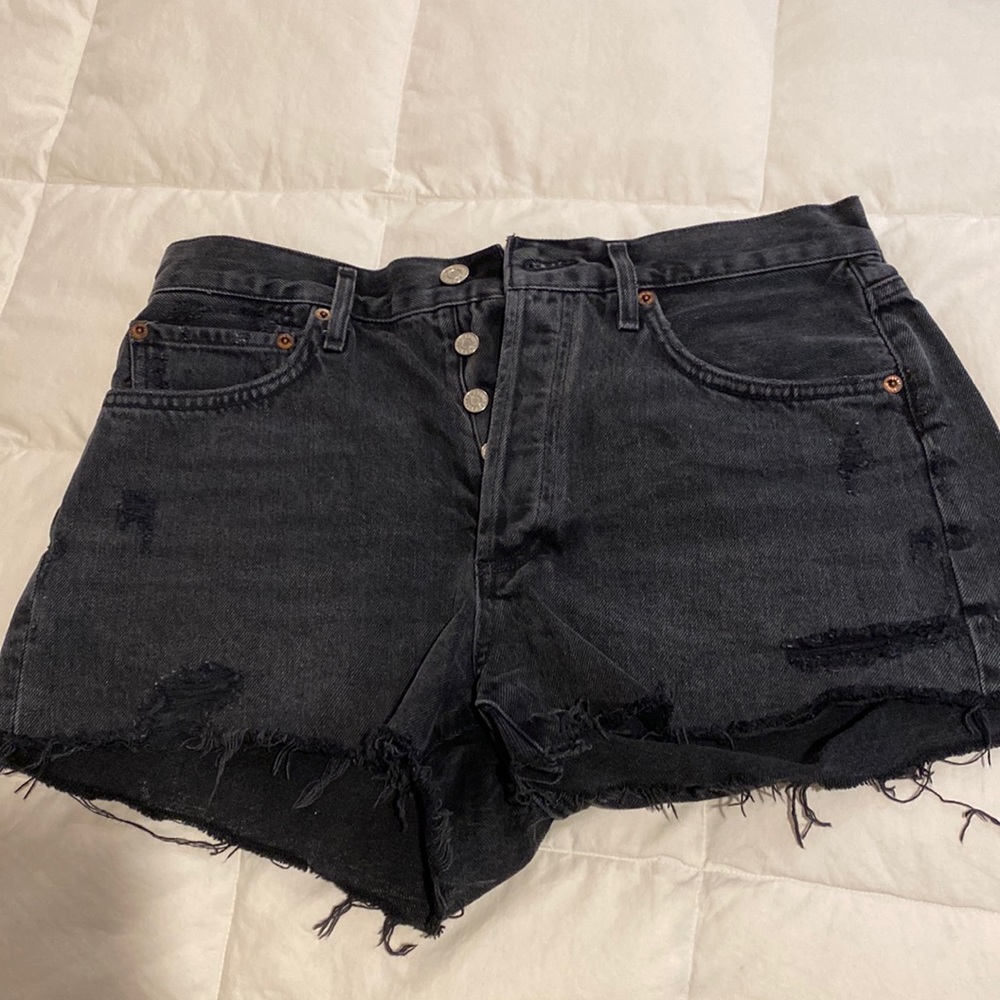 Agolde Parker shorts size 28 black